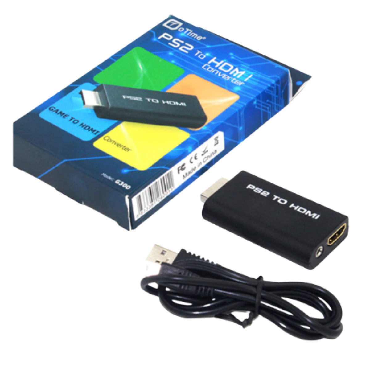 Adaptador Convertidor Audio Video PS2 - HDMI
