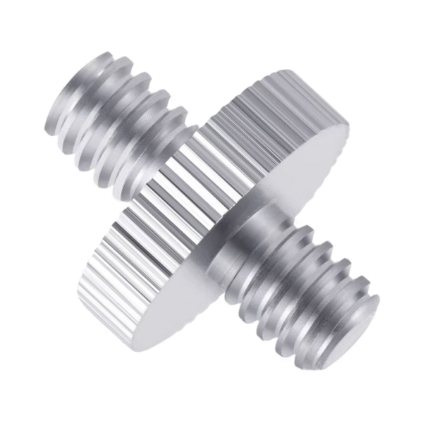 Adaptador rosca 1/4 macho a 1/4 macho.