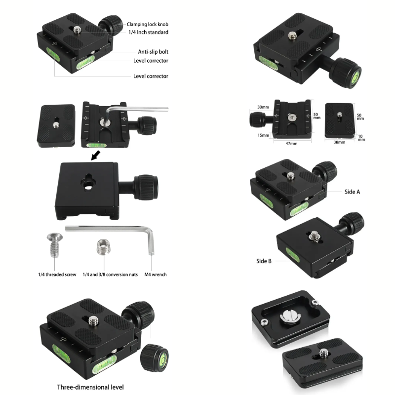 quick-release-con-galleta (1) Quick release para trípode