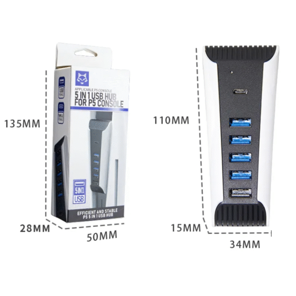 Hub USB para consola PS5